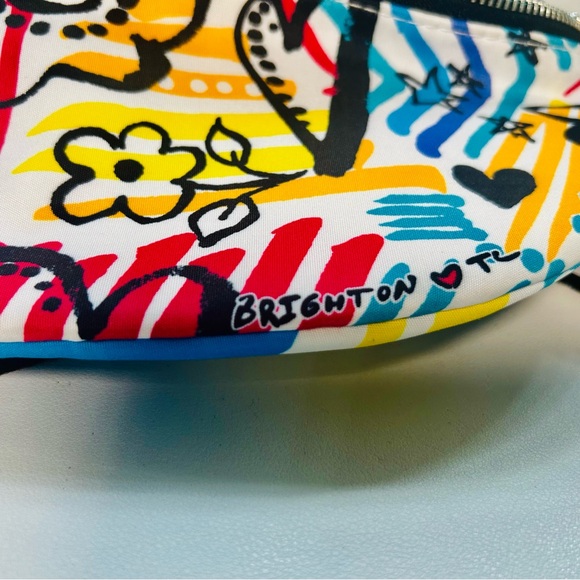 Rainbow Fanny pack or shoulder bag.  Made by Brighton TL. - Picture 4 of 4